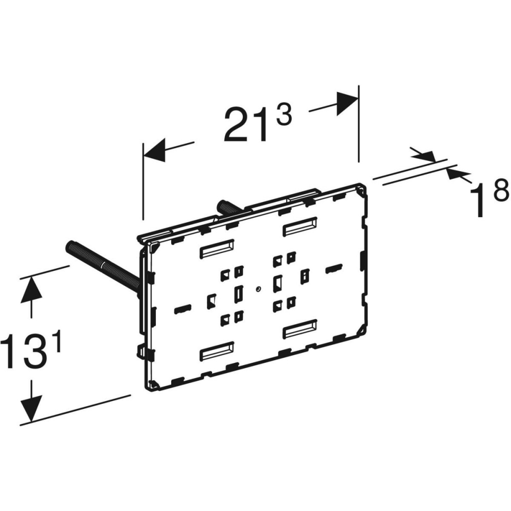 Защитная крышка Geberit Sigma, 115.696.00.1