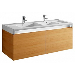 Раковина двойная 130 см Roca Stratum (327630000) белый