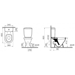 Унитаз Vitra Norm Blum (9839B099-7201)