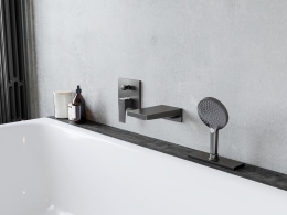 Встраиваемая часть смесителя Hansgrohe sBox Square 28010340, черный хром