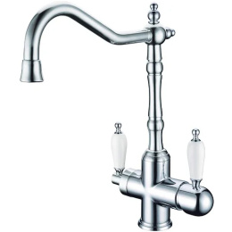 Фото Смеситель для кухни Boheme Tradizionale Chromo (113-CRST) хром