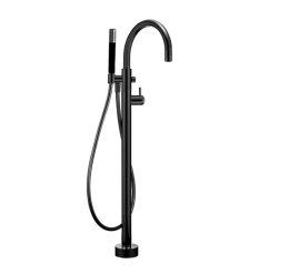 Фото Смеситель для ванны Cisal Slim SM00420040, черный