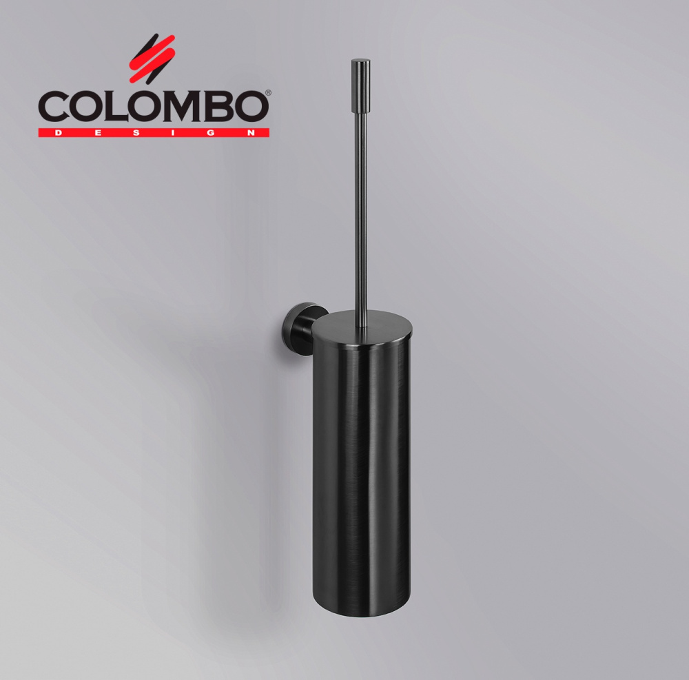 Фото Colombo Design PLUS W4962.GM - Ершик для унитаза, настенный (графит шлифованный)