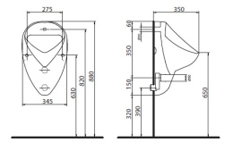 Писсуарный комплект KOLO Nova Pro Felix 29008000
