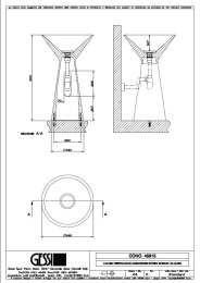 Фото Раковина напольная Gessi Cono (45915#521) белый