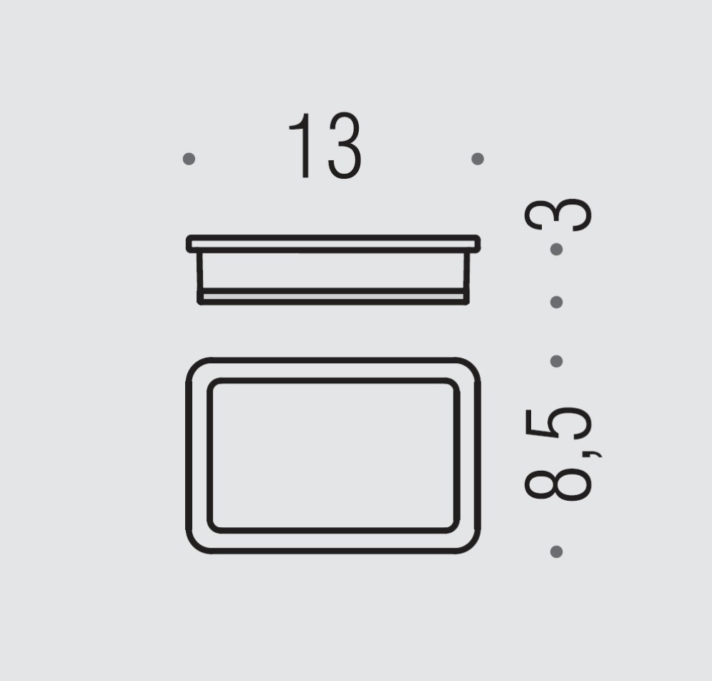Мыльница настольная Colombo Lulu (B6240.HPS-VAN) золото