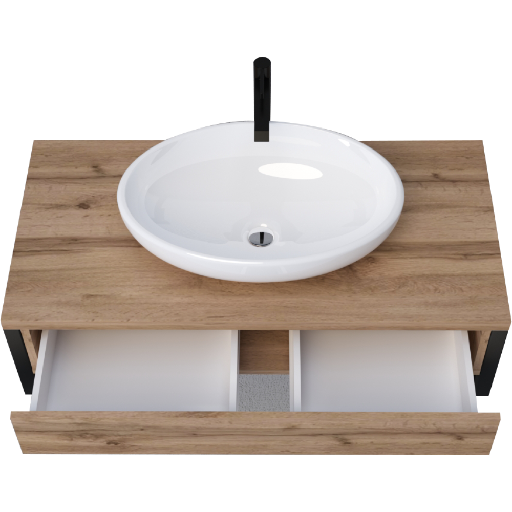 1Marka У85844 Тумба GRUNGE LOFT 100П 1в.я Дуб Вотан