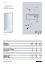 Ванна Kaldewei Puro мод 696, 190 х 90 х 42 см