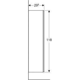 Geberit Smyle Square 500.361.JK.1 Шкаф, пенал