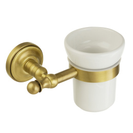 Фото Migliore Mirella 17156 Cтакан настенный, керамика бронза