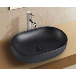 Раковина накладная Azario  (AZ-2196MDH) Графитовый матовый