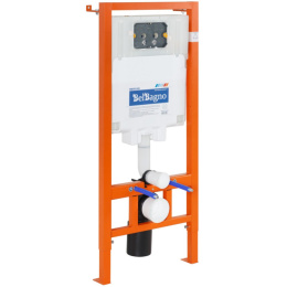 Комплект 3 в 1 Унитаз подвесной с сиденьем BelBagno LOTO BB070CHR/SC + Система инсталляции