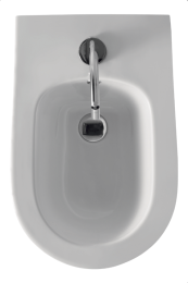 Фото Kerasan Aquatech 372101 *1 Биде напольное с 1 отв., в комплекте с крепежом WB5N, цвет: белый