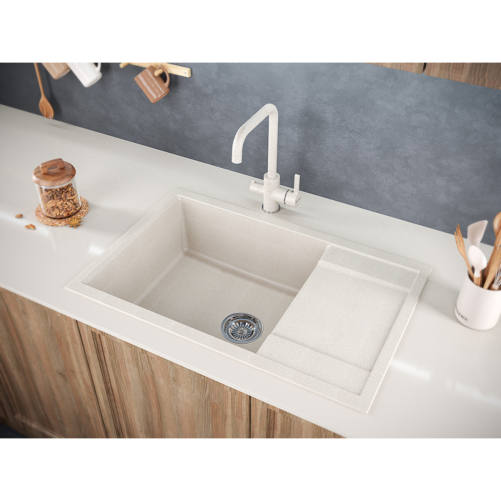 Мойка для кухни Paulmark Flugen (PM317850-BE) бежевый