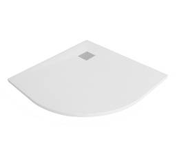 Душевой поддон WasserKRAFT Leine 35T01, четверть круга, 90 х 90 х 2.6 см