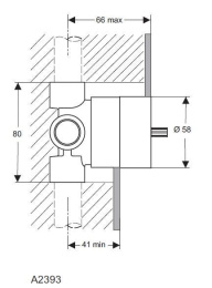 Фото Ideal Standard A2393NU Внутренняя часть смесителя