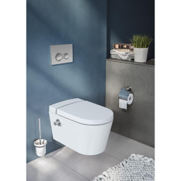 Инсталляция Tece с безободковым унитазом VitrA Nest 5176B003-6233, с функцией биде, крышка микролифт