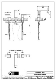 Смеситель для раковины Gessi Eleganza (46011#031) хром