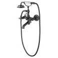 Смеситель для ванны с душем Wonzon&Woghand Retro (WW-88639020-BGM) Темный графит