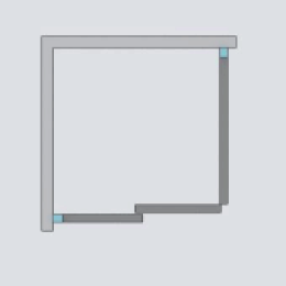 Дверь для душевого уголка Radaway Idea KDJ 100x200 профиль хром, стекло прозрачное, левая 387040-01-