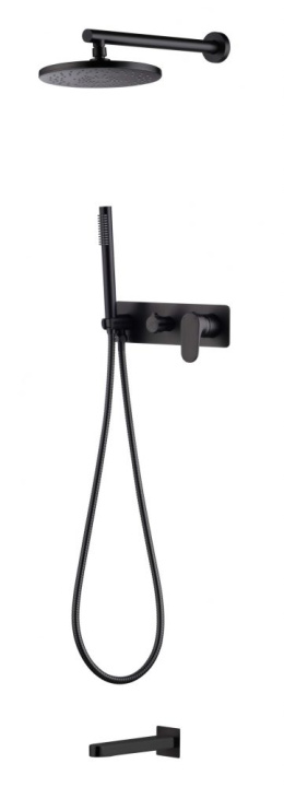 Фото Смеситель для душа Boheme Spectre (454-2-B) черный