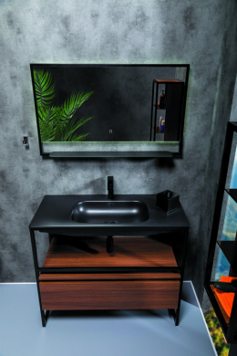 Armadi Art 894-100-D Ящик под консоль LOFT 100 dark wood, 1 полка