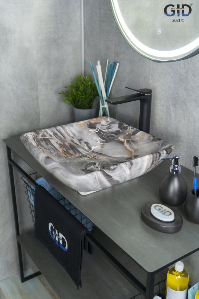 Фото Раковина накладная Gid Mnc181