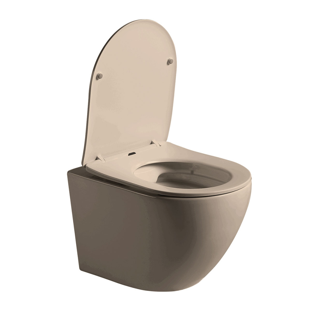 Унитаз подвесной Vincea Globo (VT1-14SMC) капучино матовый