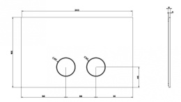Фото Клавиша смыва Gessi (54611#031) белый