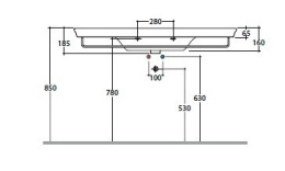 Держатель полотенца Globo Relais (PL120CR)