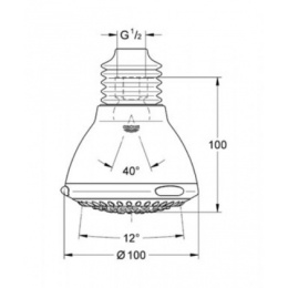 Верхний душ Grohe Movario Trio 28394000, 100х100 мм, 3 режима струи, без держателя