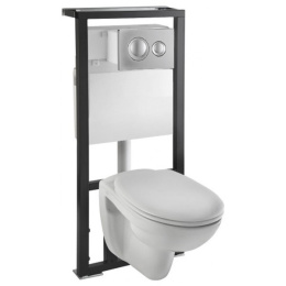 Инсталляция и унитаз Vitra Normus (9773B003-7203) белый