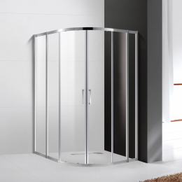 Фото Душевой уголок Cezares Molveno-RH-22-130/120-C-Cr-IV, 130 x 120 x 190 см, стекло прозрачное, хром