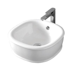 Раковина накладная 45 см ArtCeram Azuley (AZL001 01 00) белый