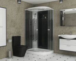 Душевая кабина 120x80x210 Niagara (NG-4512-08L) ABS-пластик, Поддон низкий