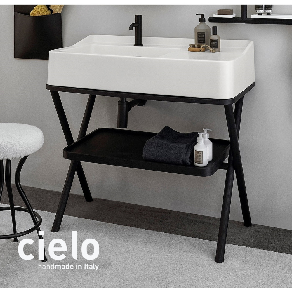 Ceramica CIELO Siwa SWLA B - Раковина для ванной комнаты 90*50 см (белая глянцевая)