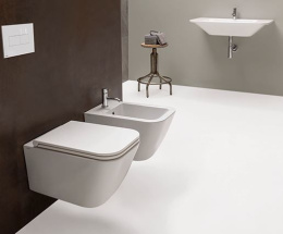 Унитаз подвесной Globo Stone (STS02.BI) белый