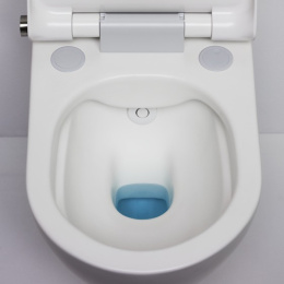 Подвесной унитаз-биде Laufen Cleanet Riva 8.2069.1.400.000.1 безободковый