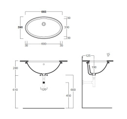 Simas LFT Spazio LFT74 Раковина врезная