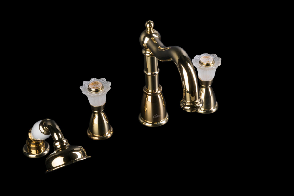 Фото Смеситель врезной Boheme Camelia (395-Camelia) золото