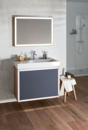 Тумба под раковину Jacob Delafon Rythmik Pure 90 см, EB1771-M53, цвет серый антрацит матовый