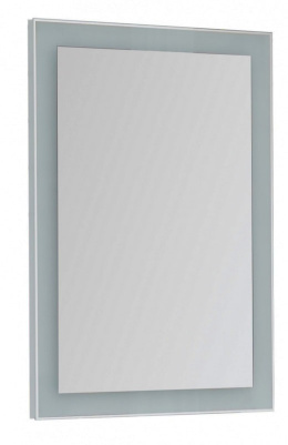 Зеркало Dreja Kvadro 77.9011W, инфракрасный выключатель, LED-подсветка, 60x85 см
