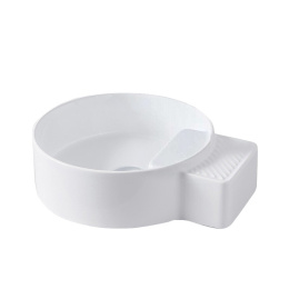 Фото Раковина накладная ArtCeram Cartesio (CAL004 05 99) белый матовый