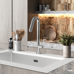 Фото Смеситель для кухни Paini Cox 78CR572USLMKM хром