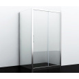 Душевой уголок WasserKRAFT Main 41S06, 80 см, прямоугольный, стекло прозрачное