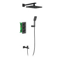 Душевая система встроенная с термостатом Timo Petruma SX-5049/03SM черный