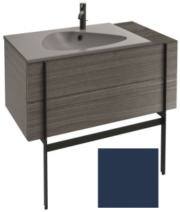 Тумба под раковину Jacob Delafon Nouvelle Vague 100 см, EB3031-S06, с выступом, цвет - темно-синий с