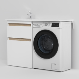 Фото База под столешницу Am.Pm X-Joy (M85AFSX0602WG) белый, светлое дерево