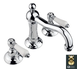 Фото Смеситель Nicolazzi Dames Anglaises 1409GB78 для раковины, гальваническое золото, ручки P. Mont Blan