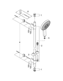 Душевой гарнитур Grohe Power and Soul Cosmopolitan (27746000) хром